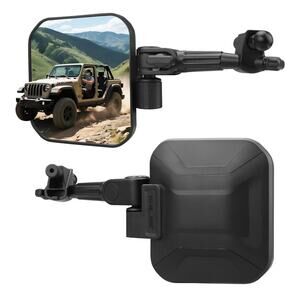 Door-Off Mirrors for Wrangler JL/JLU & Gladiator JT 18–23 – Auto Fold, HD
